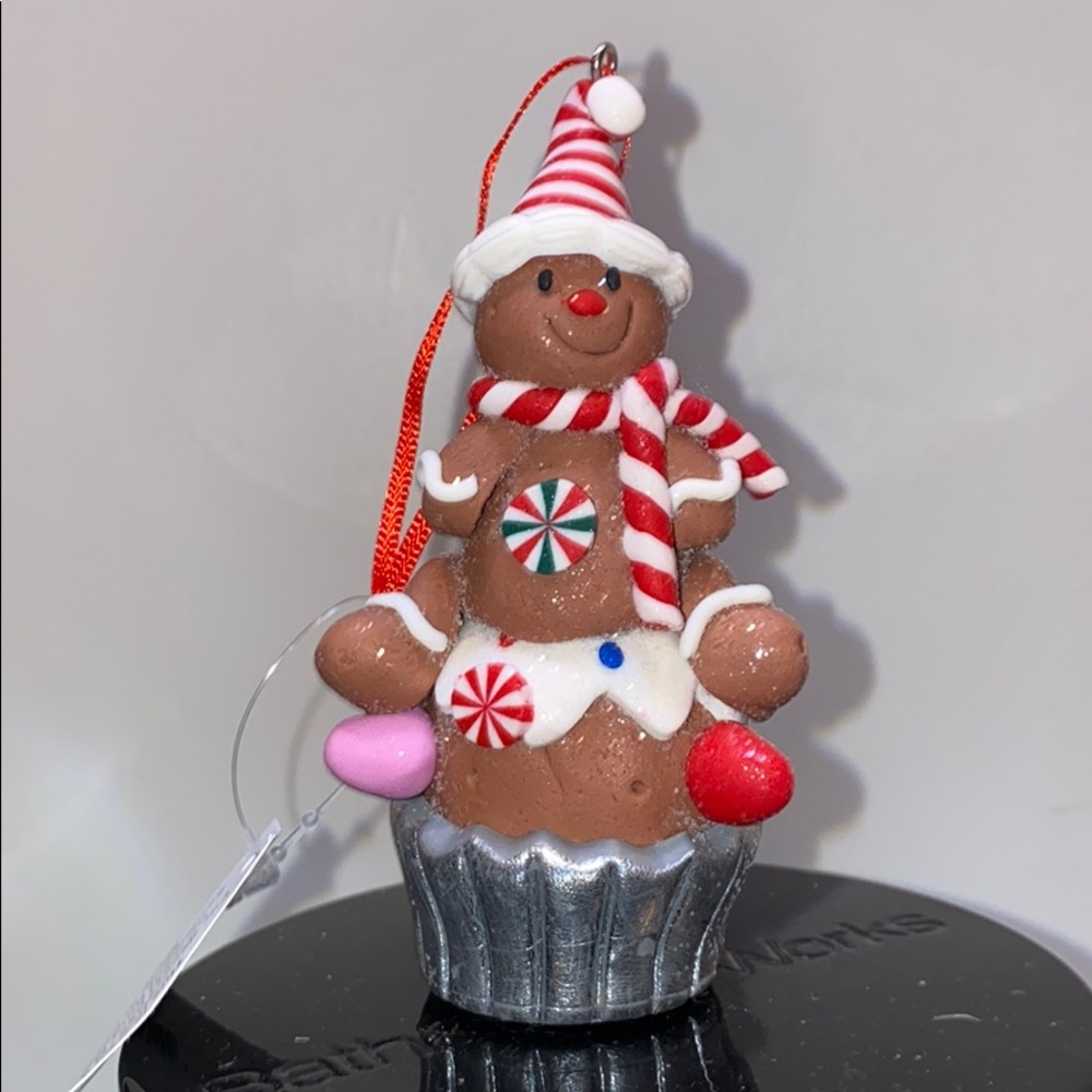 Adorable Gingerbread Man Candle Topper Decorations - Picture 5 of 7